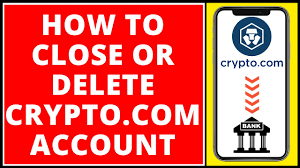 how to close crypto.com account