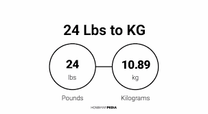 Look out for 24 lbs to kg
