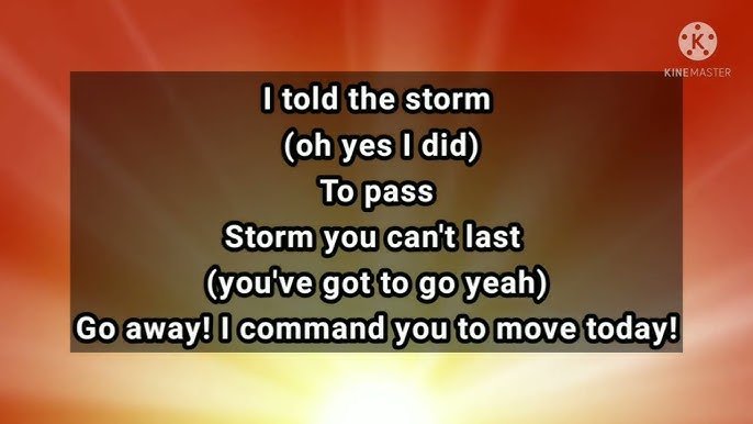 lyrics i told the storm