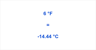 6 degrees celsius in fahrenheit