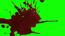 blood green screen