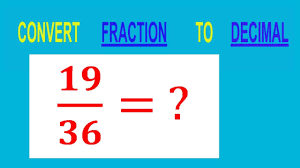 fraction of 19